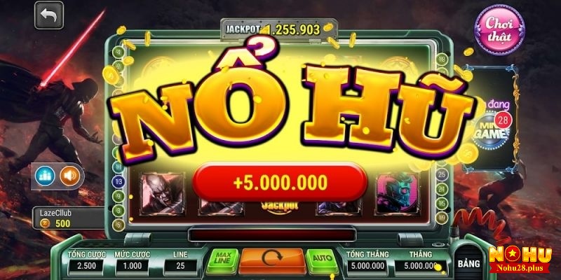 Slots Nohu28 là một trò chơi đánh bạc trực tuyến hấp dẫn